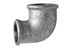 Redukovan� pozinkovan� koleno 90 ZD 1"�3/4" FF