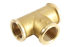 Mosadzn� t-kus 1/2" FFF