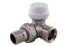 Radi�torov� ventil rohov�/k�tov� prav� termostatick� s regul�ciou 418P