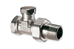 Radi�torov� ventil priamy na spiato�ku 1/2"