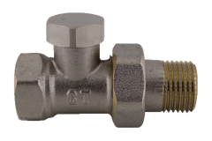 Radi�torov� ventil priamy na spiato�ku 408D 1/2"