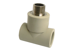 PPR T-kus 25 � 3/4" vonkaj�� z�vit