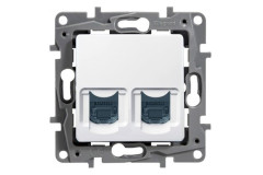 Z�suvka d�tov� 2�RJ45 Cat.6 UTP (LCS) biela NILO� LEGRAND