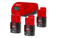 MILWAUKEE M12� NRG sada akumul�torov a nab�ja�iek M12NRG-303