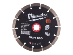 MILWAUKEE Diamantov� kot�� DUH 180 � 22,2mm