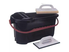 Obklada�sk� va�a na koles�ch 24 l, Profi-Clean, vytl��acie valce + dve stierky