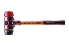 Kladivo s m�kk�m �elom SIMPLEX guma / plast 40mm HALDER 3026.040