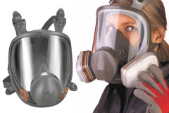 Celotv�rov� ochrann� maska 3M