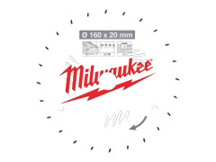 MILWAUKEE P�lov� kot�� drevo 160X20X2.2X24ATB