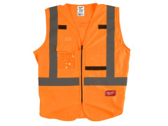 MILWAUKEE Vysokovidite�n� reflexn� vesta oran�ov� 2XL/3XL
