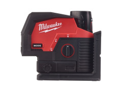 MILWAUKEE M12� zelen� kombinovan� kr�ov� l�niov�-bodov� laser M12CLLP-301C