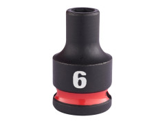 MILWAUKEE Priemyseln� hlavice Shockwave r�zov� 3/8" HEX 6mm