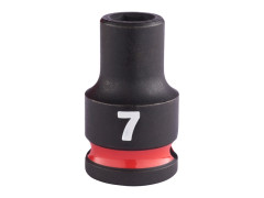 MILWAUKEE Priemyseln� hlavice Shockwave r�zov� 3/8" HEX 7mm