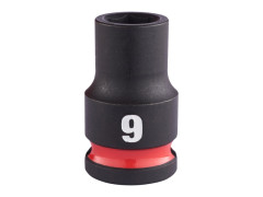 MILWAUKEE Priemyseln� hlavice Shockwave r�zov� 3/8" HEX 9mm