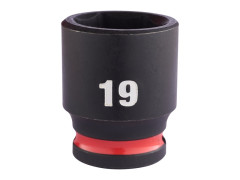 MILWAUKEE Priemyseln� hlavice Shockwave r�zov� 3/8" HEX 19mm