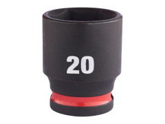 MILWAUKEE Priemyseln� hlavice Shockwave r�zov� 3/8" HEX 20mm