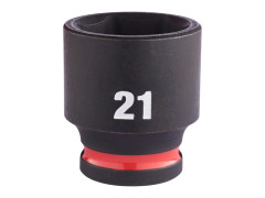 MILWAUKEE Priemyseln� hlavice Shockwave r�zov� 3/8" HEX 21mm