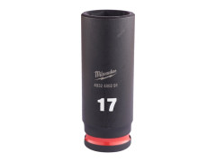 MILWAUKEE Priemyseln� hlavice Shockwave r�zov� 3/8" HEX 17mm dlh�