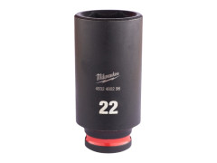 MILWAUKEE Priemyseln� hlavice Shockwave r�zov� 3/8" HEX 22mm dlh�