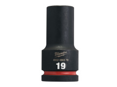 MILWAUKEE Priemyseln� hlavice Shockwave r�zov� 3/4" HEX 19mm dlh�