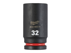 MILWAUKEE Priemyseln� hlavice Shockwave r�zov� 3/4" HEX 32mm dlh�