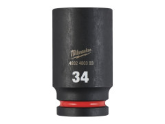 MILWAUKEE Priemyseln� hlavice Shockwave r�zov� 3/4" HEX 34mm dlh�