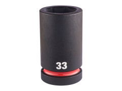 MILWAUKEE Priemyseln� hlavica Shockwave r�zov� 1" HEX 33mm dlh�