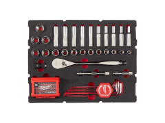 MILWAUKEE Penov� vlo�ka 1/2" s n�str�n�mi k���mi a ra��ou - 70ks