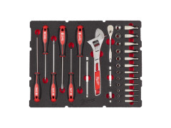 MILWAUKEE Penov� vlo�ka 1/4" s n�str�n�mi k���mi a ra��ou - 35ks