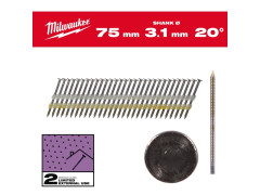 MILWAUKEE Klince 20 gu�. hlava 75mm RS G SC2 - 1750ks
