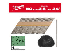 MILWAUKEE Klince 34 D hlava 50mm SS B SC1 - 2200ks