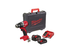 MILWAUKEE M18 Kompaktn� bezuhl�kov� pr�klepov� v�ta�ka, s 1xM18B2, 1xM18B4, M12-18C balen� v BMC, verzia E� M18 BLPDRC-422C EU