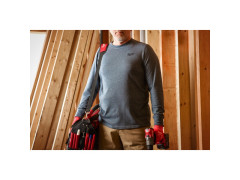 MILWAUKEE Hybrid tri�ko dlh� ruk�v - M - modr�