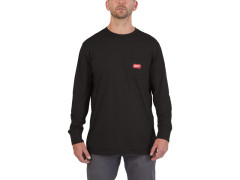 MILWAUKEE Pracovn� tri�ko dlh� ruk�v - XL - �ierne