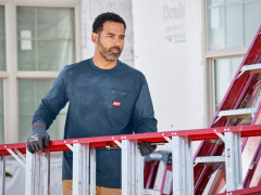 MILWAUKEE Pracovn� tri�ko dlh� ruk�v - M - modr�