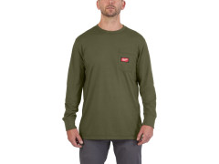 MILWAUKEE Pracovn� tri�ko dlh� ruk�v - S - zelen�