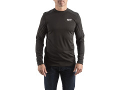 MILWAUKEE Funk�n� tri�ko dlh� ruk�v - XL - �ierne