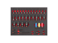 MILWAUKEE Penov� vlo�ka s prd�en�mi 1/2" Impact Duty n�str�n�mi k���mi - 34ks