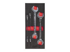 MILWAUKEE Sada obojstrann�ch vidlicov�ch k���ov v obale 4ks