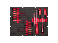 MILWAUKEE Sada do PACKOUT v penovej vlo�ke 13ks jemn�ch skrutkova�ov