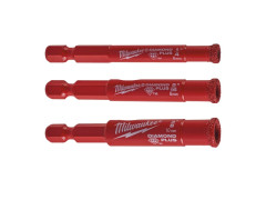 MILWAUKEE 3ks sada Diamond Max vrt�kov na obklady a dla�by 6/8/10mm