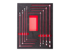 MILWAUKEE Penov� vlo�ka so sadou n�str�n�ch hlav�c s T-rukov�ou 8ks