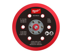 MILWAUKEE Podlo�ka pre excentrick� br�sku M12 FUEL� 150mm - tvrd� so such�m zipsom FROSBPHH150