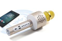 Karaoke mikrof�n bluetooth, 2�3W repro, LED RGB