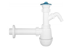 Drezov� sif�n 6/4"�40/200 nerez d70 + pr��kov� pr�pojka