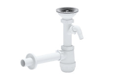 Drezov� sif�n 6/4"�40/200 nerez d115 + pr��kov� pr�pojka