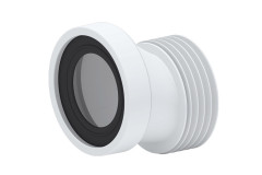 WC man�eta excenter 2cm d110/124mm s gumovou man�etou, polypropyl�n