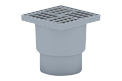 Vpus� spodn� DN110 nerezov� mrie�ka 150�150 / vodn� protipachov� uz�ver