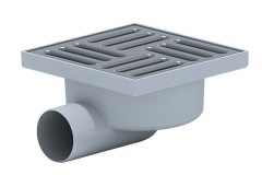 Vpus� bo�n� DN50 nerezov� mrie�ka 150�150 / vodn� protipachov� uz�ver