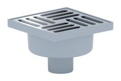 Vpus� spodn� DN50 nerezov� mrie�ka 150�150 / vodn� protipachov� uz�ver